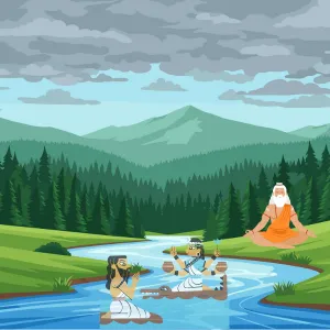 Legend of Sage Asit Muni associated with Yamunotri Temple and Yamuna River